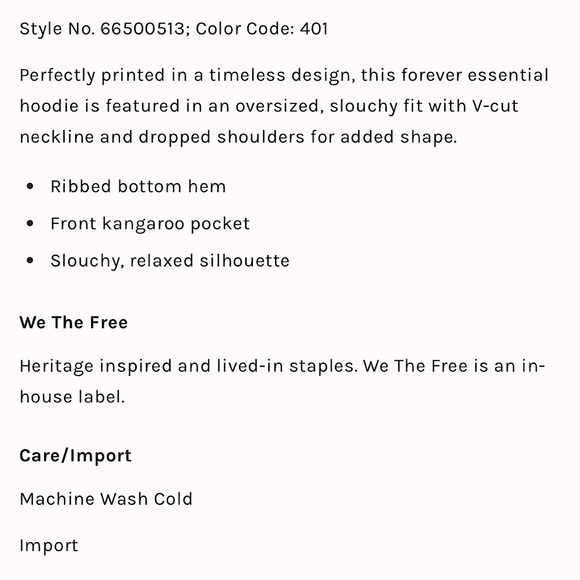 SOLD💝NEW Free People Printed It's a Vibe Hoodie In Desert Rose Combo Pink - Picture 7 of 16